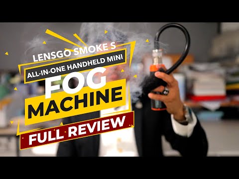 #LENSGO Smoke S All-in-One Handheld Mini Fog Machine Full Review