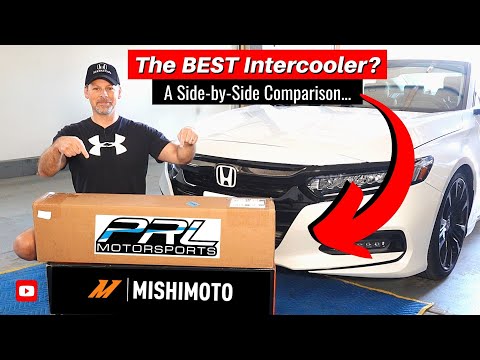PRL vs. Mishimoto vs. OEM - INTERCOOLER Comparison! // 10th Gen (2018+) Honda Accord