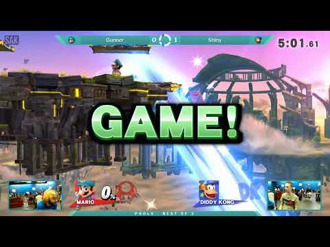 Sink or Swim 79 Pools - Gunner (Mario) vs Shiny (Diddy Kong)