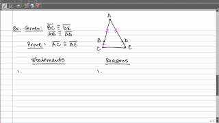 2-7 Proving Segment Relationships
