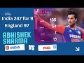 Abhishek Sharma Scores 135 In T20I Match Against England Highlights