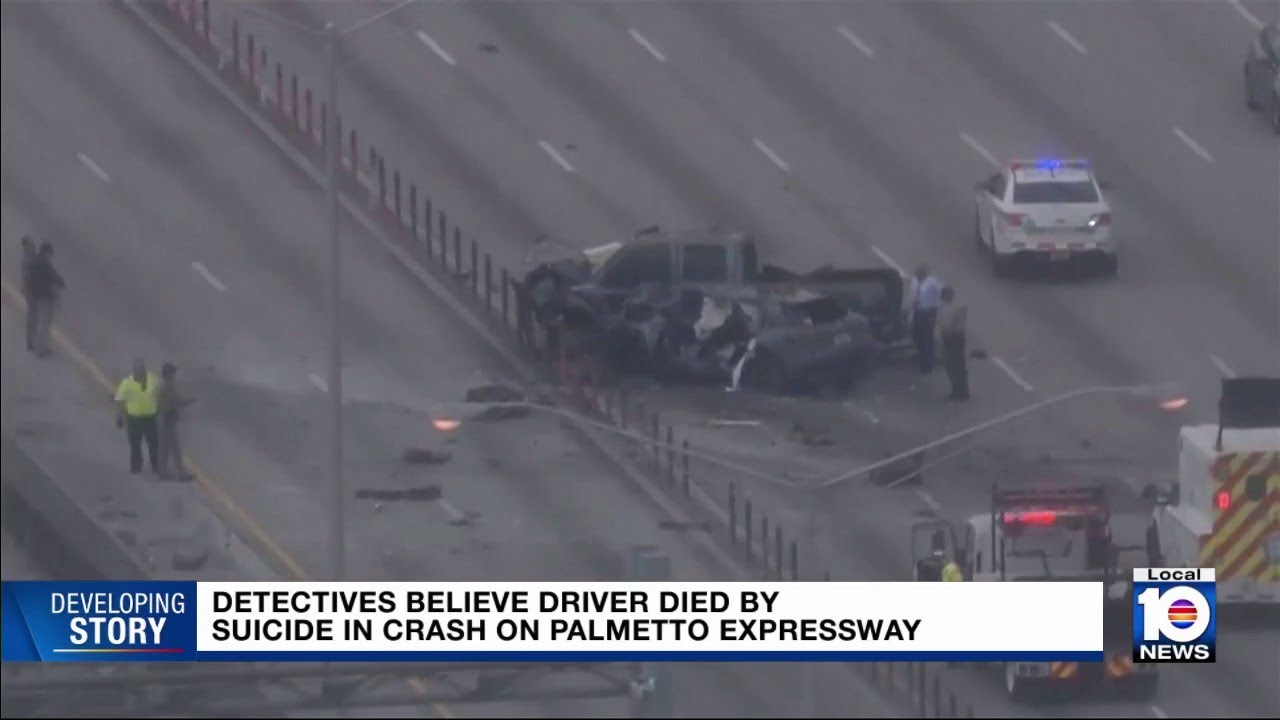 Detectives ID driver who they believe died by suicide in crash on Palmetto Expressway