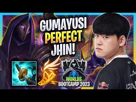 GUMAYUSI PERFECT GAME WITH JHIN! - T1 Gumayusi Plays Jhin ADC vs Jinx! | Bootcamp 2023