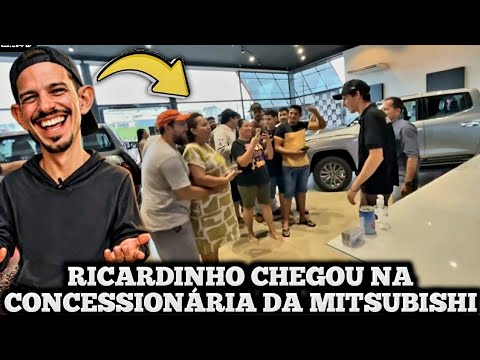 Ricardinho left the Mitsubishi dealership packed!