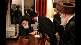 כ''ק האדמו''ר מויז'ניץ בהבדלה בשוויץ, י''ד תמוז תשע''ז - vizhnitzer rebbe