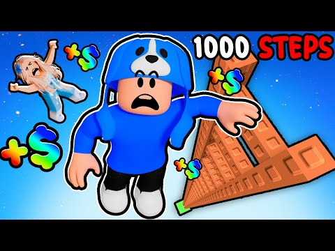 Making BILLIONS climbing the LADDER in Roblox!
