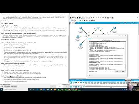 SRWE - 3.4.5 Packet Tracer - Configure Trunks