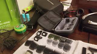 Philips Norelco multi groom 9000, vs.   Wahl model 9818