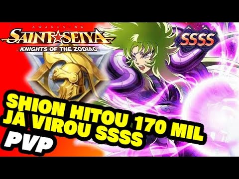 SHION HITOU 170 MIL DE DANO!! GUERRA DOS MIL DIAS COM MU - SAINT SEIYA AWAKENING