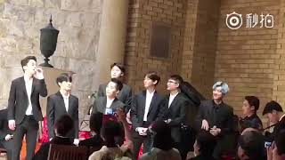 170910 EXO Singing &#39;&#39;Heaven&#39;&#39; at Mihawk&#39;s Wedding