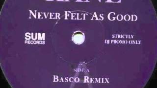 Belvedere Kane - Never Felt As Good (Basco Remix)