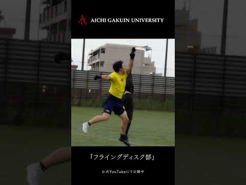 心理学科 【フライングディスク部】風を闘志を纏え。 #shorts #フライングディスク部  #アルティメット #大学生 ＃部活 #愛知学院大学