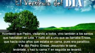 Miniatura del video: El versiculo del dia .com - Hechos 9 v32-35