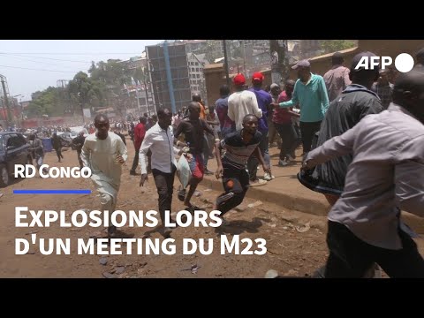 Est de la RDC: explosions lors d'un meeting du M23 à Bukavu | AFP Images