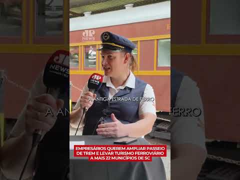 Empresários querem ampliar passeio de trem e levar turismo ferroviário a mais 22 municípios de SC