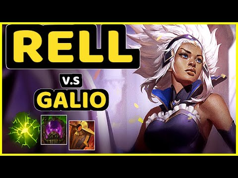 RELL vs GALIO - BOTTOM SUPPORT GAMEPLAY - KR Ranked GRANDMASTER