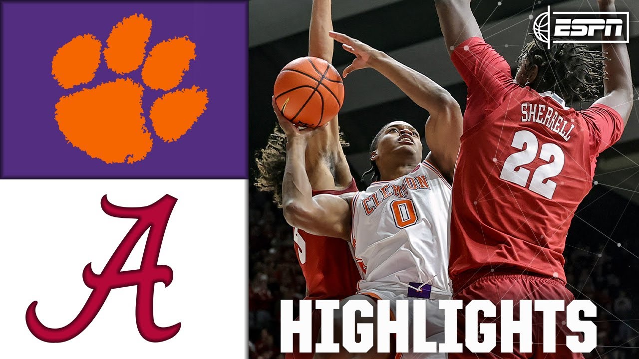 19-PT LEAD ERASED 😱 Clemson Tigers vs. Alabama Crimson Tide | Full Game Highlights | ESPN CBB