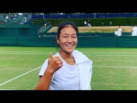 17-year-old Sayaka Ishii defeats Laura Samsonova at Wimbledon Juniors!