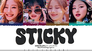 Download lagu KISS OF LIFE (키스오브라이프) - 'Sticky' Lyrics [Color Coded_Han_Rom_Eng] mp3