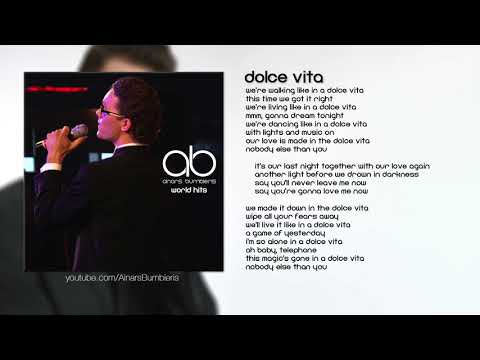 Ainars Bumbieris - Dolce Vita (cover version) [AUDIO]