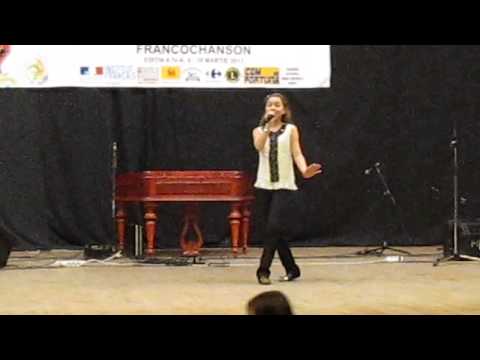 Ioana Lucia Berechet 11 ani MARELE PREMIU FRANCOCHANSON 2013