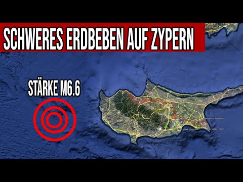 Severe earthquake in Cyprus - M6.6