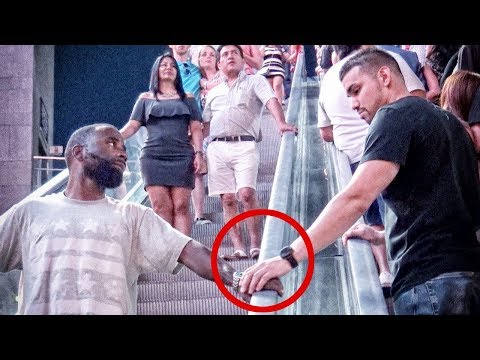 Touching Hands On Escalator Prank | Part 1