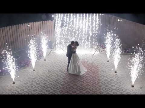 Відео Холодні фонтани на весілля  5