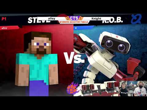 Clocktower Smash 88 - Winners Quarters - alloy (Steve) vs. Knight (R.O.B.) - SSBU