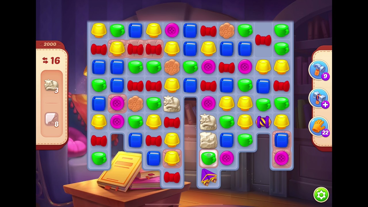 HomeScapes Level 2000 no boosters