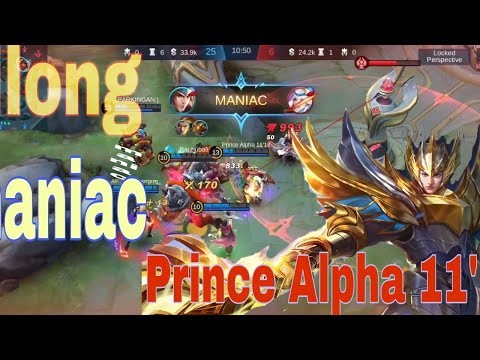 #PrinceAlpha11'18   Zilong Maniac R.I.P Savage #MLBB