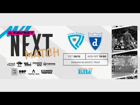 HMNK Rijeka - Futsal Dinamo 6:3 (9. kolo, SS HMNL) 