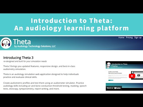 Introduction to Theta 3: An audiology simulation platform