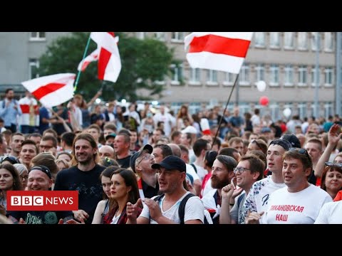 Belarus protests continue despite crackdown - BBC News