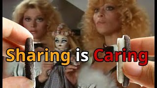 Judy Landers and Audrey Landers as female villains Priscilla Packard and Frances Packard