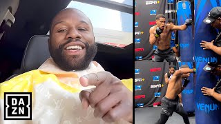 "Ryan Can Take Him Anyday" Floyd Mayweather LAUGHS ON Devin Haney NEW Training Footage