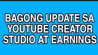 HINDI NA KELANGAN PUMUNTA SA GOOGLE ADSENSE PARA MAKITA ANG YOUTUBE EARNINGS (TUTORIAL)