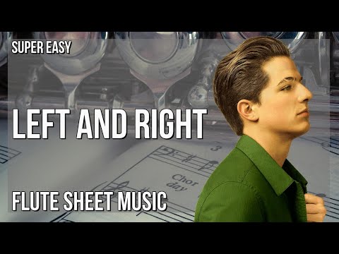 SUPER EASY Flute Sheet Music: How to play Left And Right  by Charlie Puth ft Jung Kook