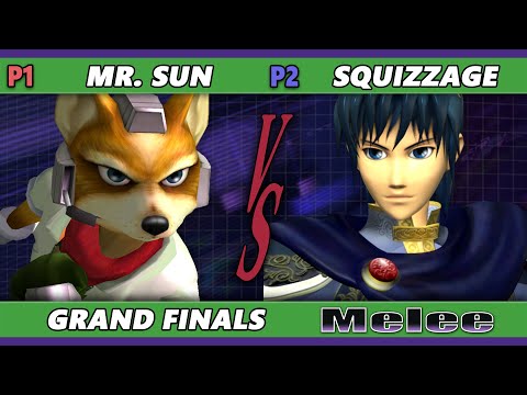S@X 486 GRAND FINALS - Squizzage (Marth) Vs. Mr. Sun [L] (Fox) Smash Melee - SSBM