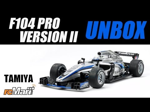 Tamiya F104 Pro Version II Formula 1 Chassis Kit unbox #58652 Video