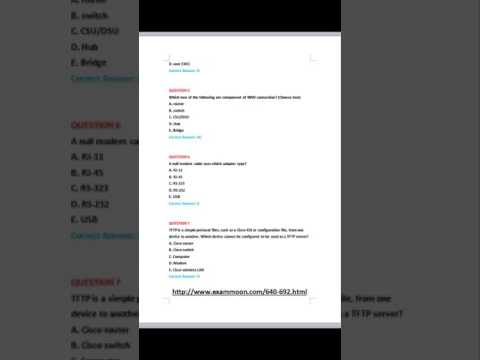 Cisco 640-692 Exam Study Guides Free Download