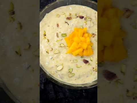 Mango Rice Kheer | Indian Sweet dish homemade recipe | Mango Dessert | Rice kheer