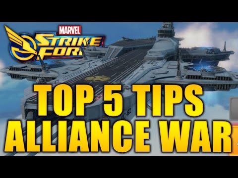Top 5 Tips Alliance War - MARVEL Strike Force - MSF