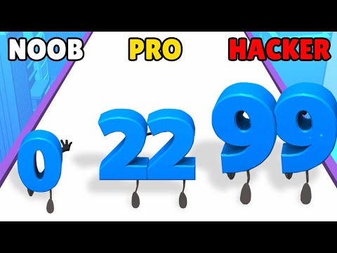 NOOB vs PRO vs HACKER in Digit Shooter