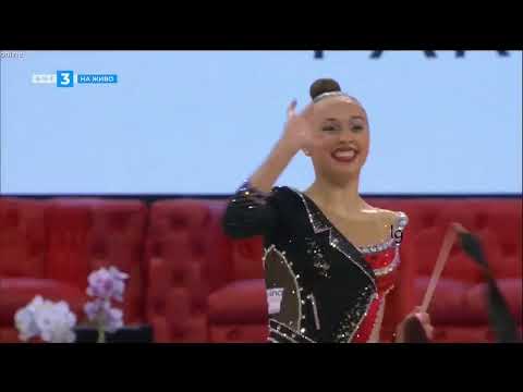Teresa Gorospe Ribbon Final World Cup Sofia 2023