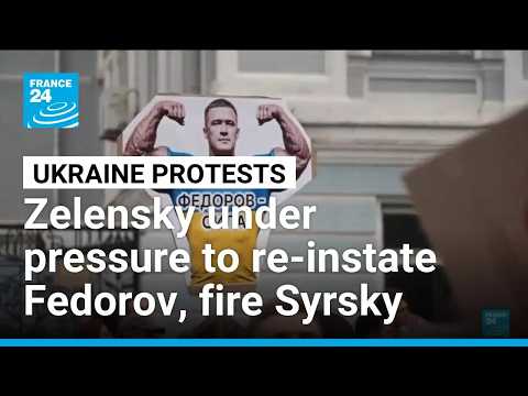 Zelensky faces deepening political crisis as protests dig in