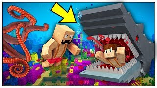 COME SOPRAVVIVERE NELL' OCEANO PIÙ PERICOLOSO DI MINECRAFT ITA!