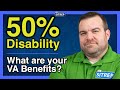 VA Benefits with 50% Service-Connected Disability | VA Disability | theSITREP
