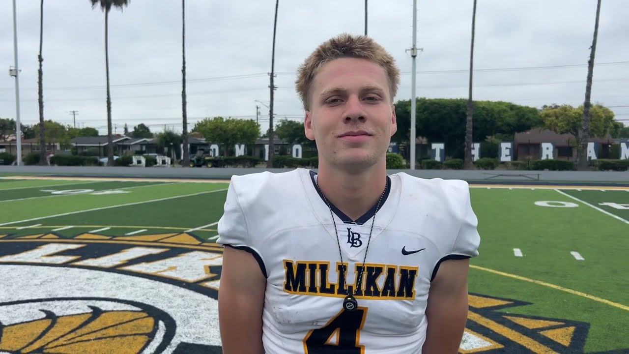 Colorado State 2026 TE commit Jude Nelson on his senior season at Long Beach Millikan