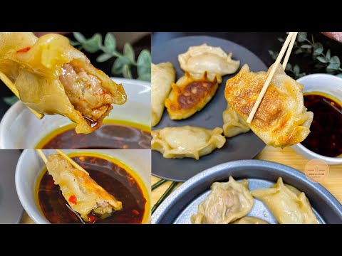 餃子 How to make GYOZA Dumplings | Wrappers | Gyoza Sauce Recipe